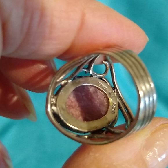 Sterling Silver Carnelian Ring - Picture 7 of 9